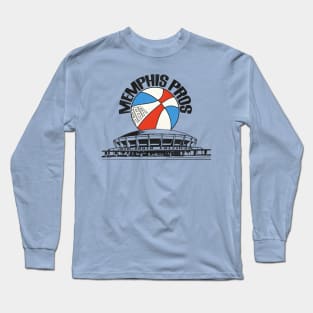 Defunct Memphis Pros Arena Basketball Long Sleeve T-Shirt